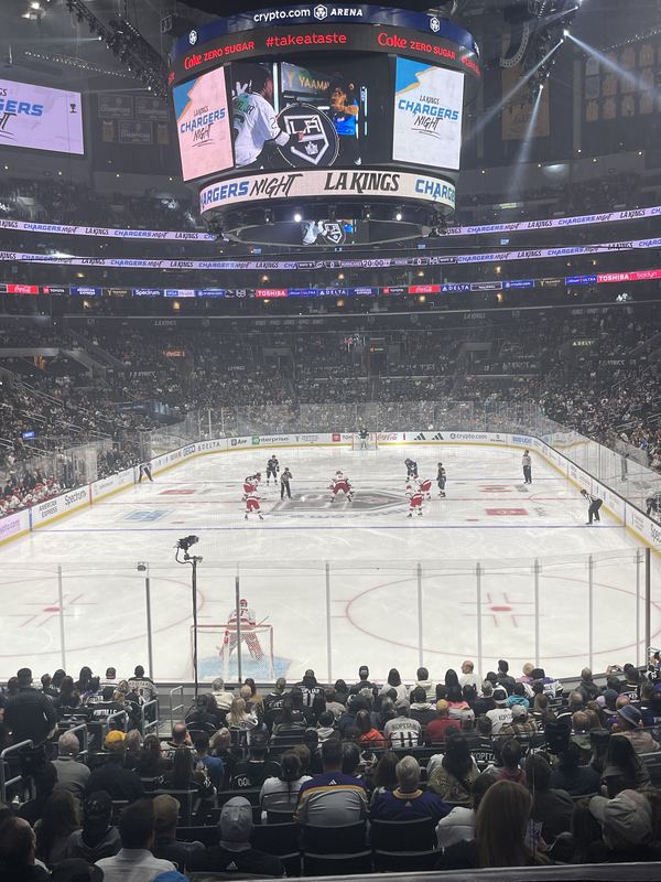 Kings v Hurricanes · Crypto.com Arena — photo taken at the event