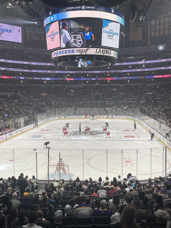 Kings v Hurricanes · Crypto.com Arena — photo taken at the event