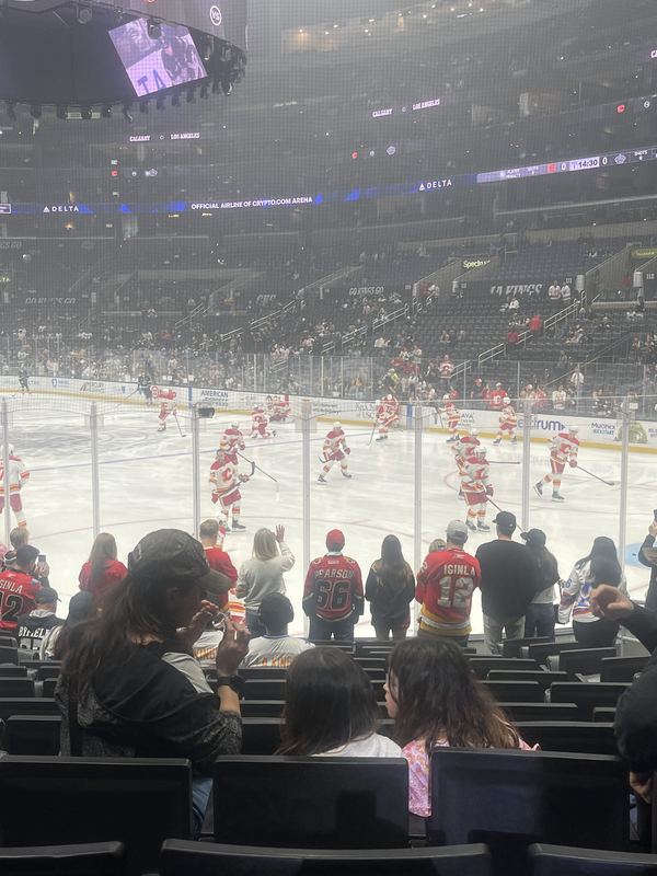 Kings v Flames · Crypto.com Arena — photo taken at the event