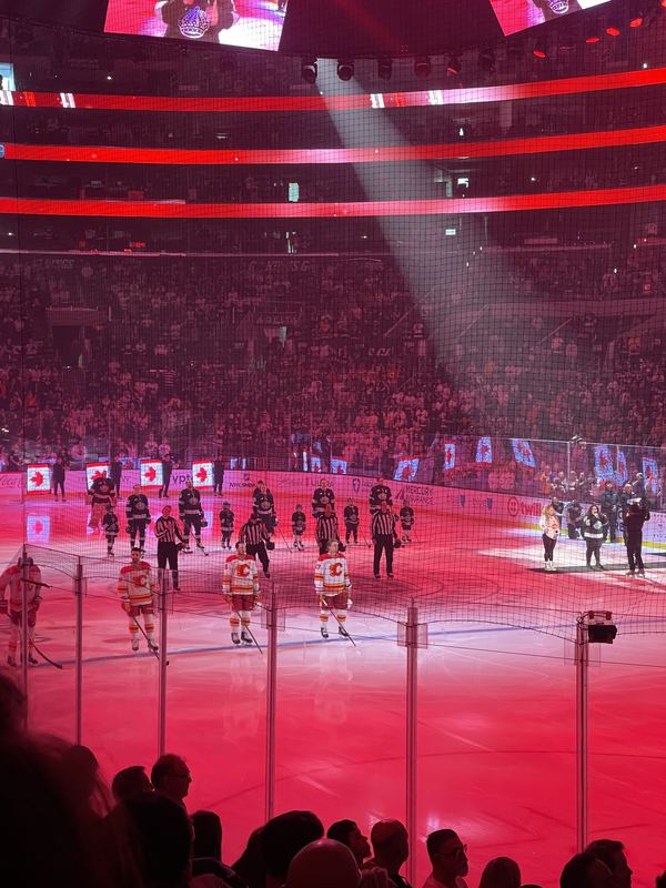 Kings v Flames · Crypto.com Arena — photo taken at the event