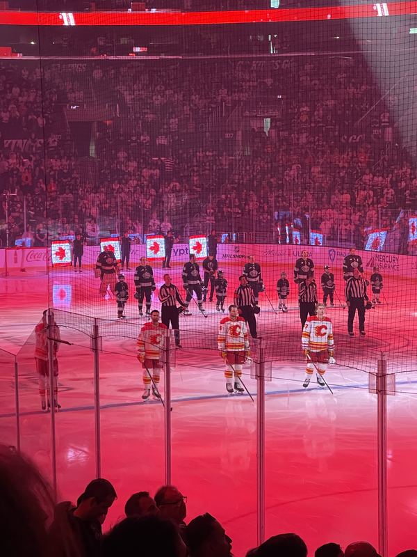 Kings v Flames · Crypto.com Arena — photo taken at the event