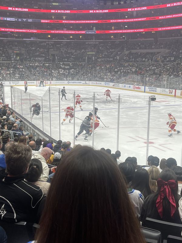Kings v Flames · Crypto.com Arena — photo taken at the event