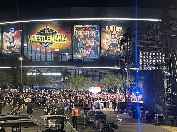 WrestleMania 41 · Allegiant Stadium — photo taken at the event