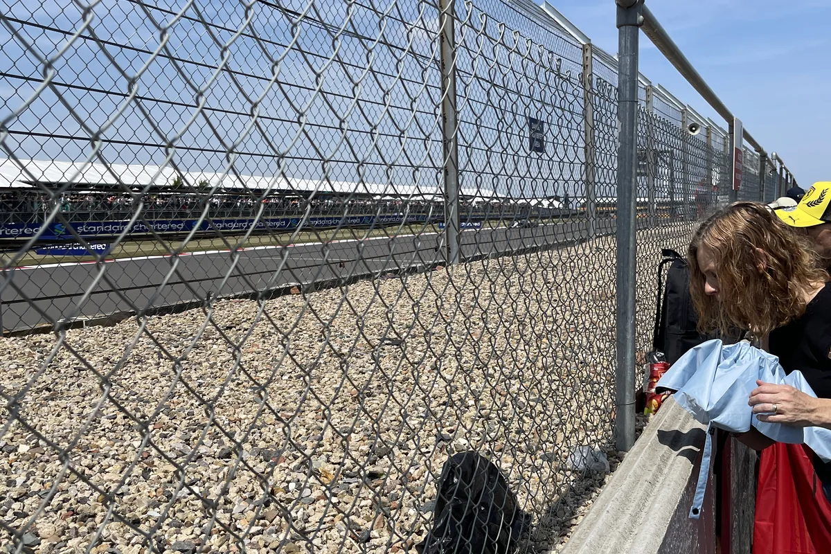 Crowds and general admission areas at the British Grand Prix