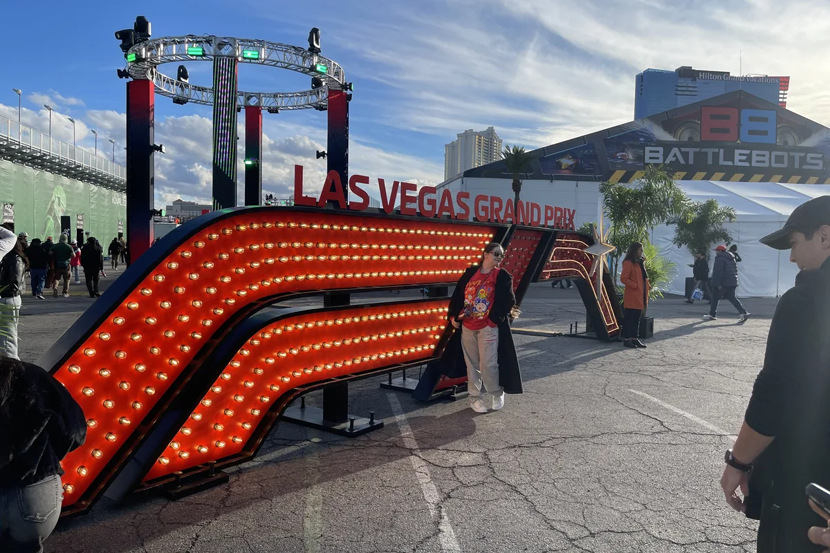Formula 1 Las Vegas Grand Prix event sign
